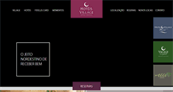 Desktop Screenshot of hoteisvillage.com.br